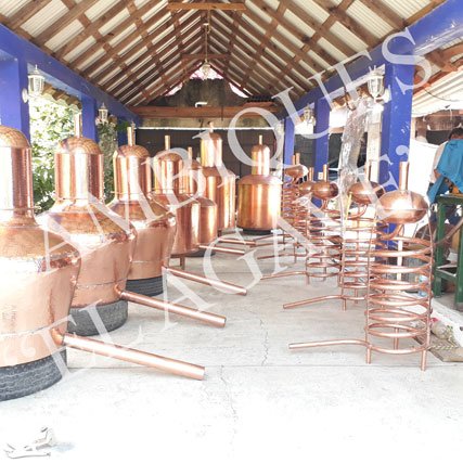 Alambiques en Cobre El Agave