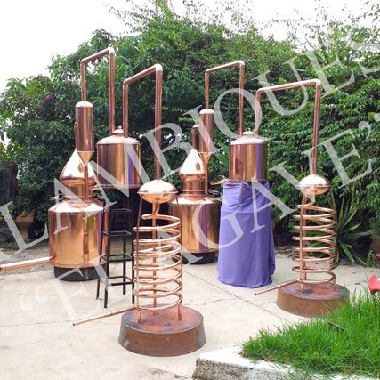 Alambiques en Cobre El Agave